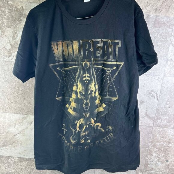 Volbeat Official Merch Temple Of Ekur Tour T Shirt M Medium Black Rock Band 2023 - Picture 1 of 2